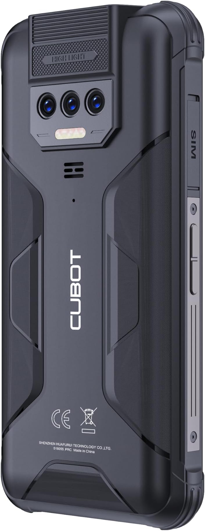 Kingkong 8-6.5 Inch Smartphone 6GB and 256GB 48MP Camera 10600mAh Battery Android 13 OctaCore Processor Black