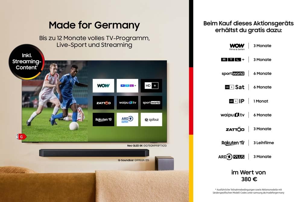 Samsung QLED Q8F 4K (189 cm) UHD Fernseher 75 Zoll – Bild 2