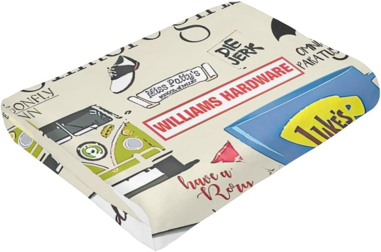 Throw Blankets Air Conditioner Blanket Warm Cozy Flannel Blanket for Couch Bed Sofa Home Decor (60“x50”)