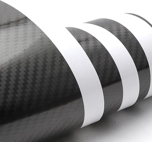 Miniatura 5 de x xotic tech Adhesivo de vinilo opaco cromado para puerta de automóvil, accesorios compatibles con Honda Civic Sedan 2016-2021 (fibra de carbono 5D,