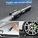 Led Super Bright Flashlight, Ledeak 1200 High Lumens CREE XML-L2 Powerful Torch, 5 Modes Zoomable Waterproof Flashlight with USB Charger, Rechargeable Battery, Bicycle Mount, Flashlight Holster