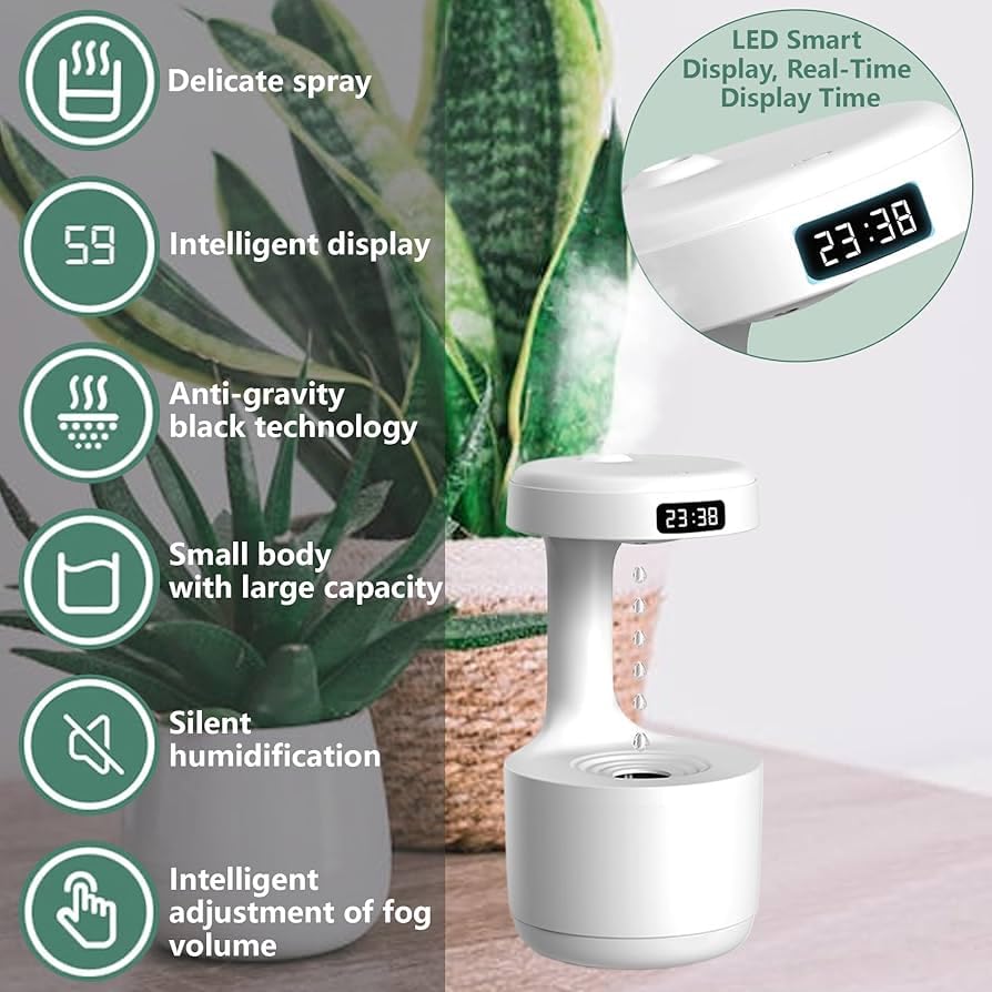 Image of Auslese USB Anti-Gravity Water Drop Humidifier (Medium)