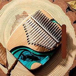 Kalimba Piano à pouce 17 touches en hêtre massif et résine époxy Kalimba portable avec marteau d’accordage, cadeau pour… - Les Beatles, Paul McCartney, John Lennon, RIngo Starr, George Harrison Kalimba Piano à pouce 17 touches en hêtre massif et résine époxy Kalimba portable avec marteau d'accordage, cadeau pour… – Image 6