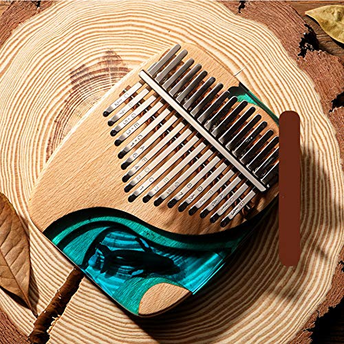 Kalimba Piano à pouce 17 touches en hêtre massif et résine époxy Kalimba portable avec marteau d’accordage, cadeau pour… - Les Beatles, Paul McCartney, John Lennon, RIngo Starr, George Harrison Kalimba Piano à pouce 17 touches en hêtre massif et résine époxy Kalimba portable avec marteau d'accordage, cadeau pour… – Image 7