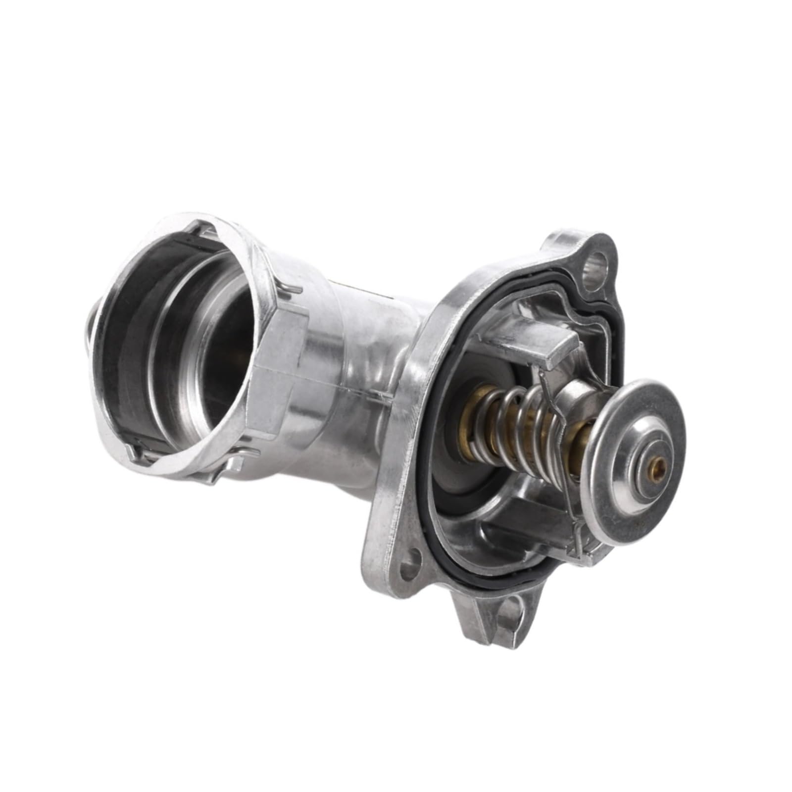 Auto Engine Thermostat Compatible With Benz For E350 W212 R350 S251 2013 For E320 W211 2007 2008 2009 6422002215 Engine Coolant Thermostat Housing Assembly