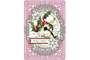 Anna Griffin's Exquisite 'Birds & Holly' 3D Embellished Christmas Card Collection