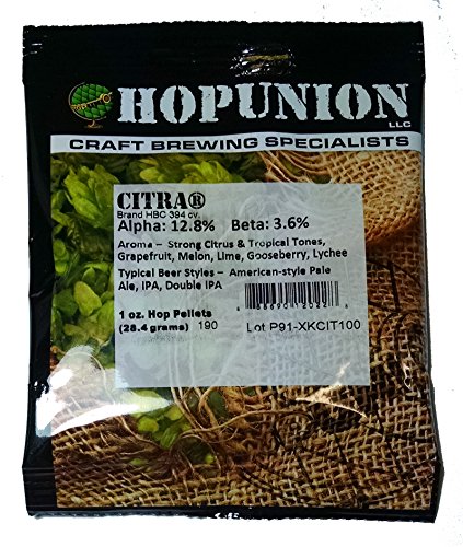 Hopunion US Hop Pellets for Home Brew Beer Making (US Citra)