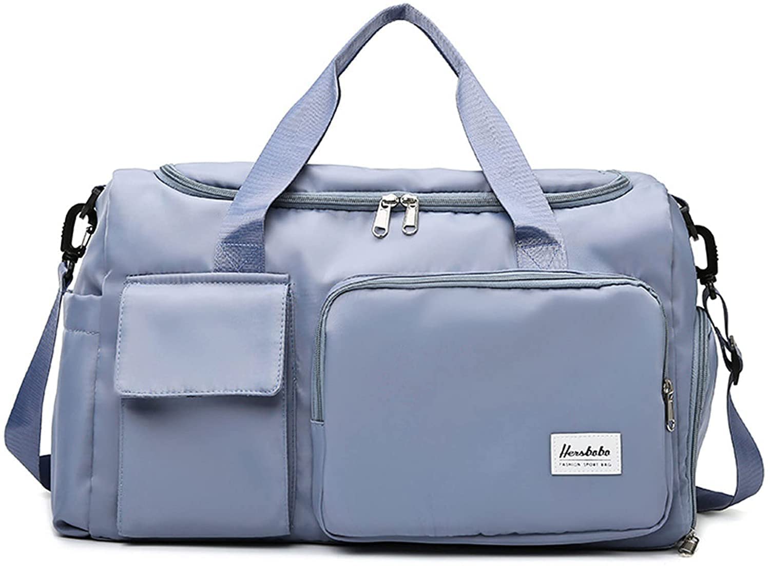 Foldable Travel Duffel Hand Bag Large Capacity Folding Travel Bag Travel Lightweight Waterproof Carry Duffel Luggage Bag Multipurpose Sport for Men and Women (Multicolor)-image-44