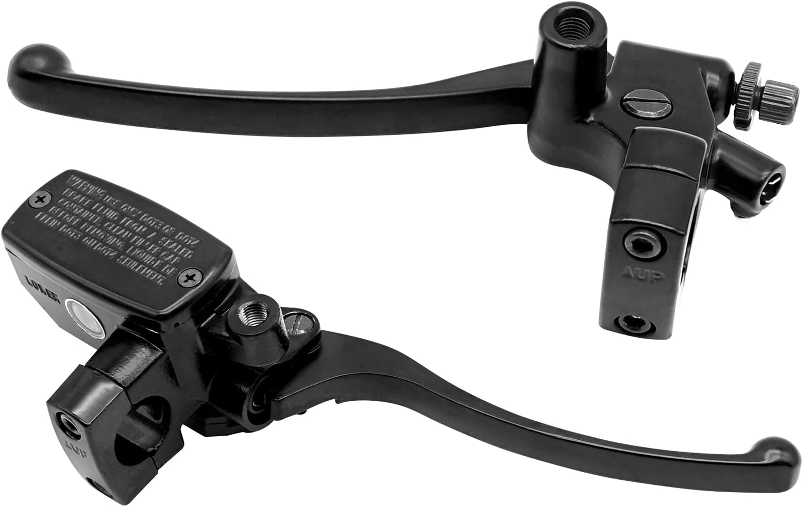 JAVIK Left & Right Brake Master Cylinder Clutch Lever for Honda VT600 VT750 VT1100 VT1300 VTX1300 VF750, OEM# 45510-MFR-305 53172-MR1-000 53178-MAH-000 (Black)