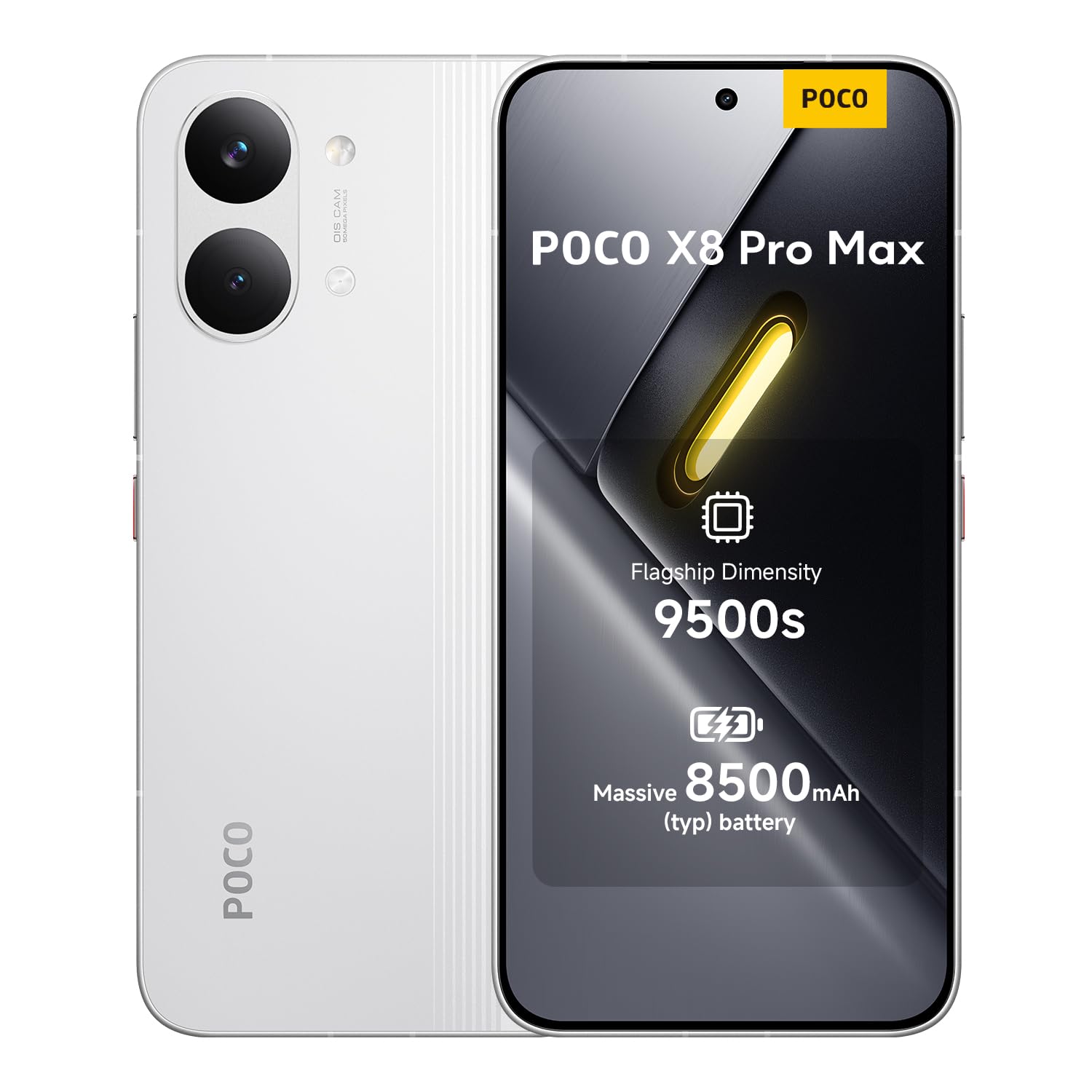 【新品未開封】POCO X8 Pro Max 512GB ホワイト グローバル版 XIAOMI POCO X8 Pro MAX Smartphone 12+512GB White Flagship