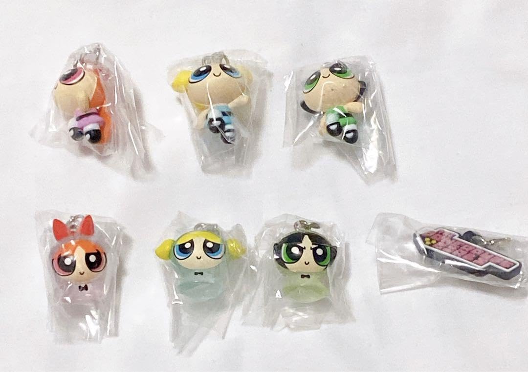 パワパフ めじるしアクセサリー コンプリートセット 楽天市場】パワーパフガールズ めじるしアクセサリー【全7種