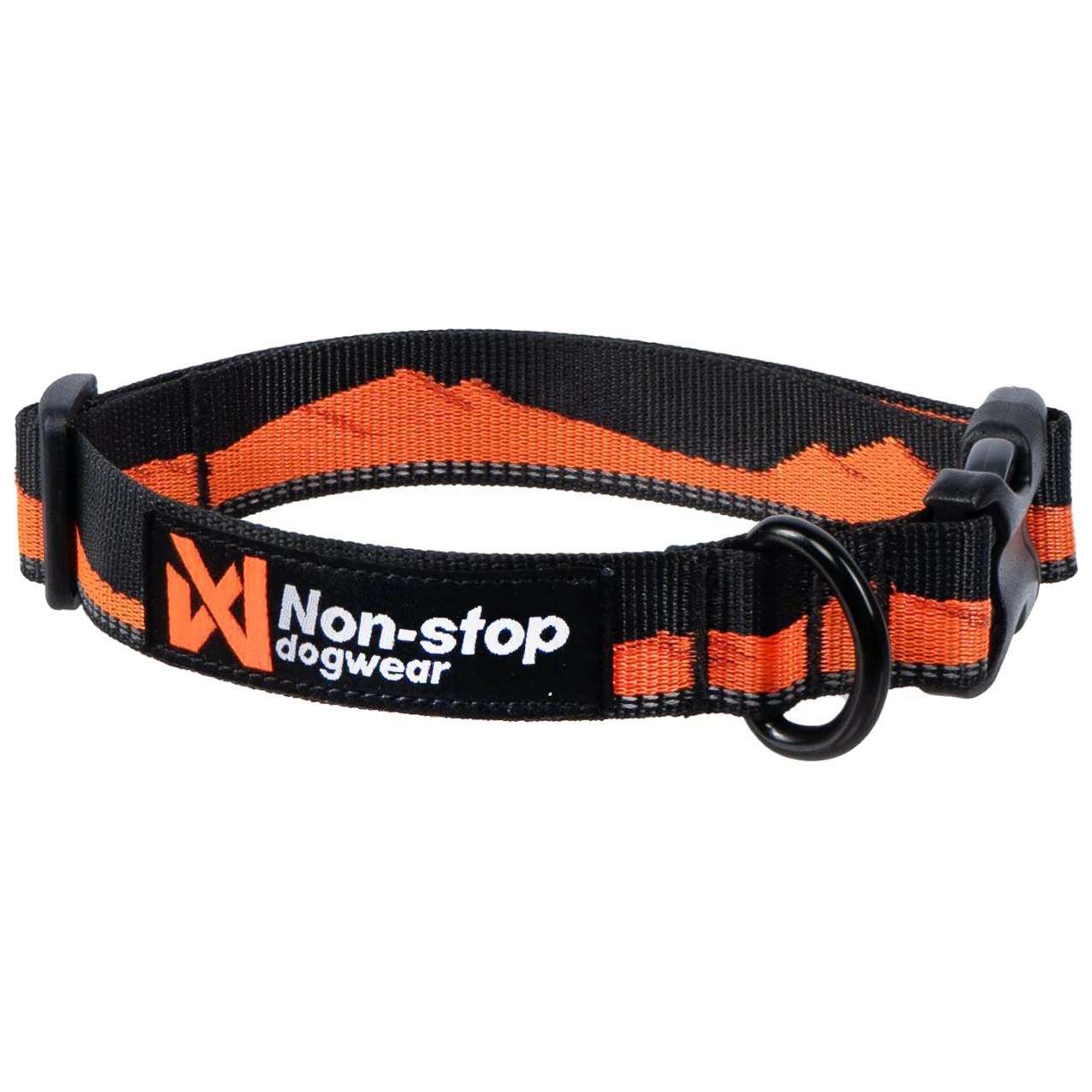 Non-Stop Dogwear Trail Quest Collar, Orange/Black - S