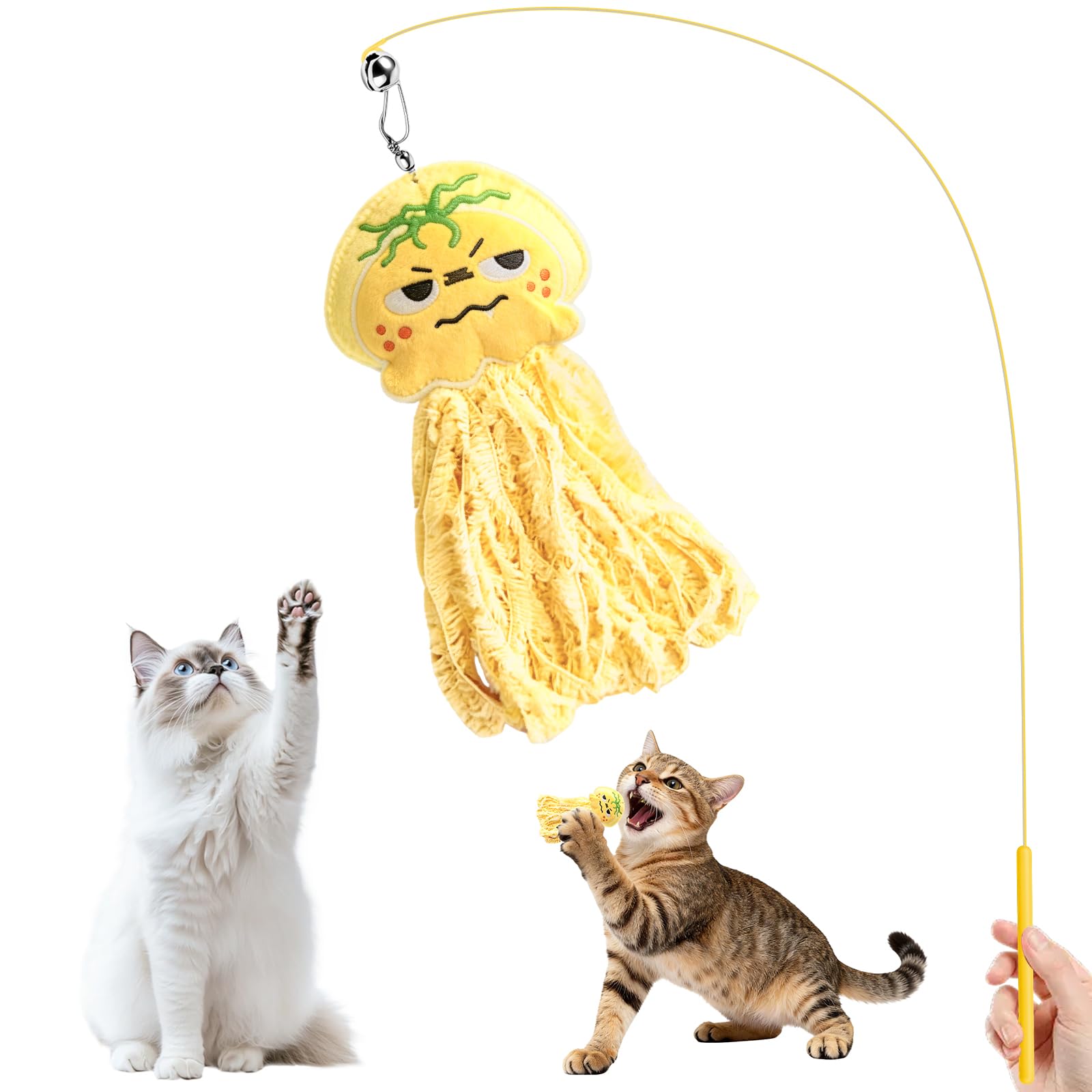 Jouet pour chat méduse Walfront encourageant l'exercice physique