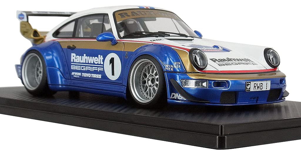Amazon | ignition model 1/18 RWB 964 White/Blue/Gold 完成品 IG2460 