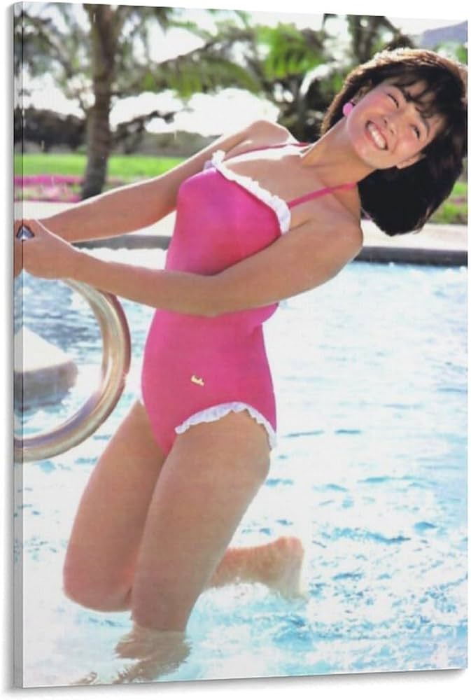 Amazon.co.jp: 柏原芳恵水着セクシー写真絵画ポスター 壁アート Amazon.co.jp: 柏原芳恵水着セクシー写真絵画ポスター 壁アート