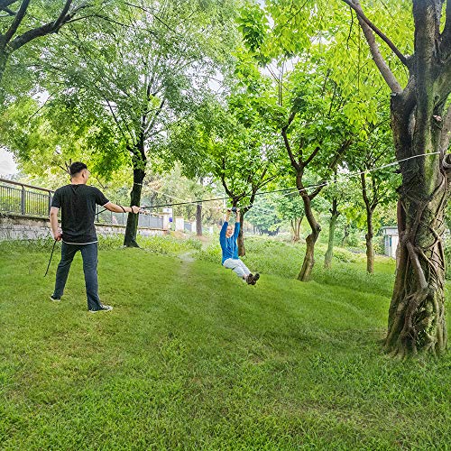 Kcelarec Zip Line Kit For Kids And Adult, 118Ft Ziplines For Backyards,Load-Bearing 250Lb #TOP1