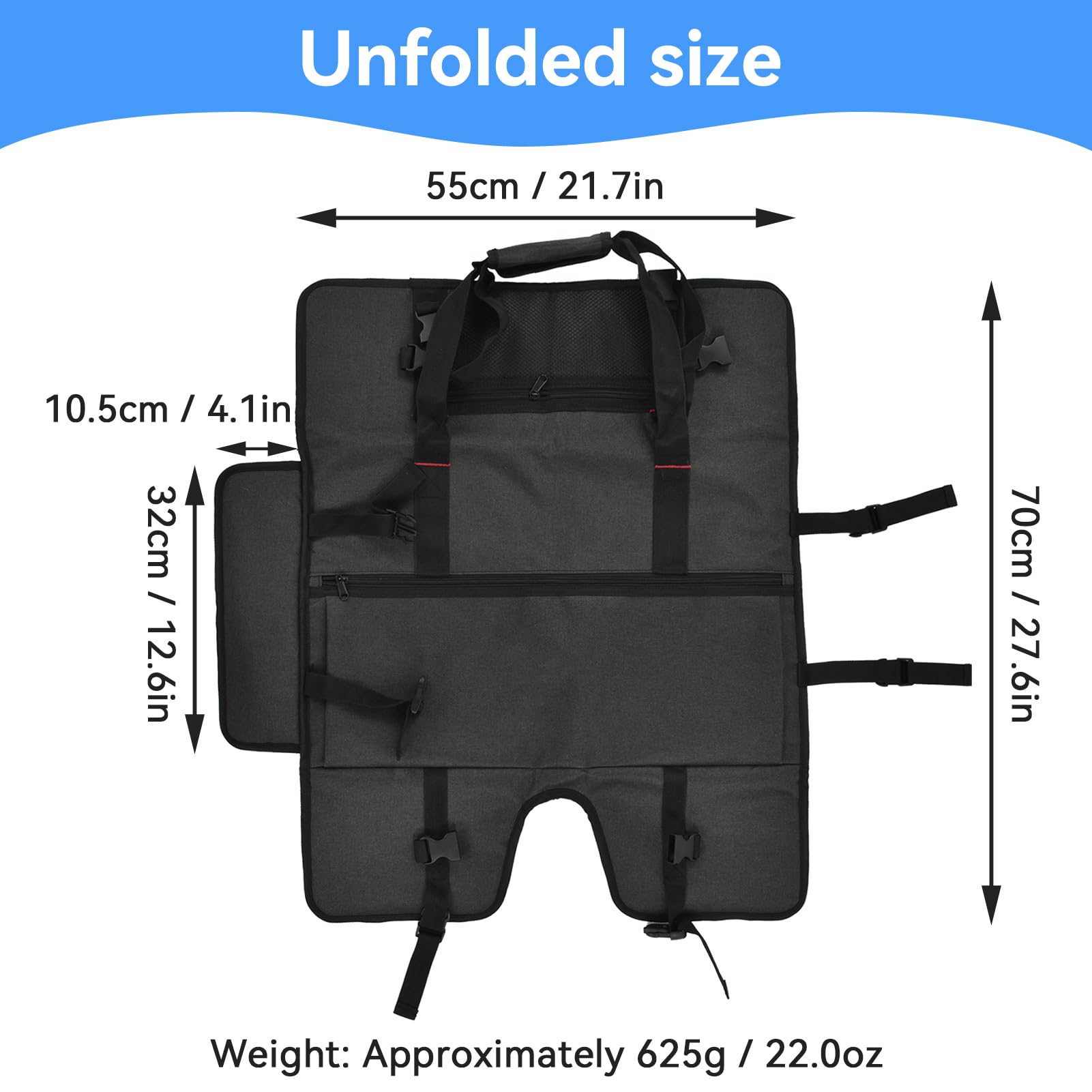 HERCHR Borsa da trasporto per monitor di computer di casa, Custodia Protettiva Portatile Borsa da Trasporto per Schermi e Monitor LCD da 24 Pollici, Impermeabile, A prova di shock