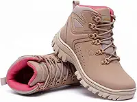 Bota Feminina Trilha Adventure Arizona Blaqueada em Couro Legítimo Palmilha de Gel