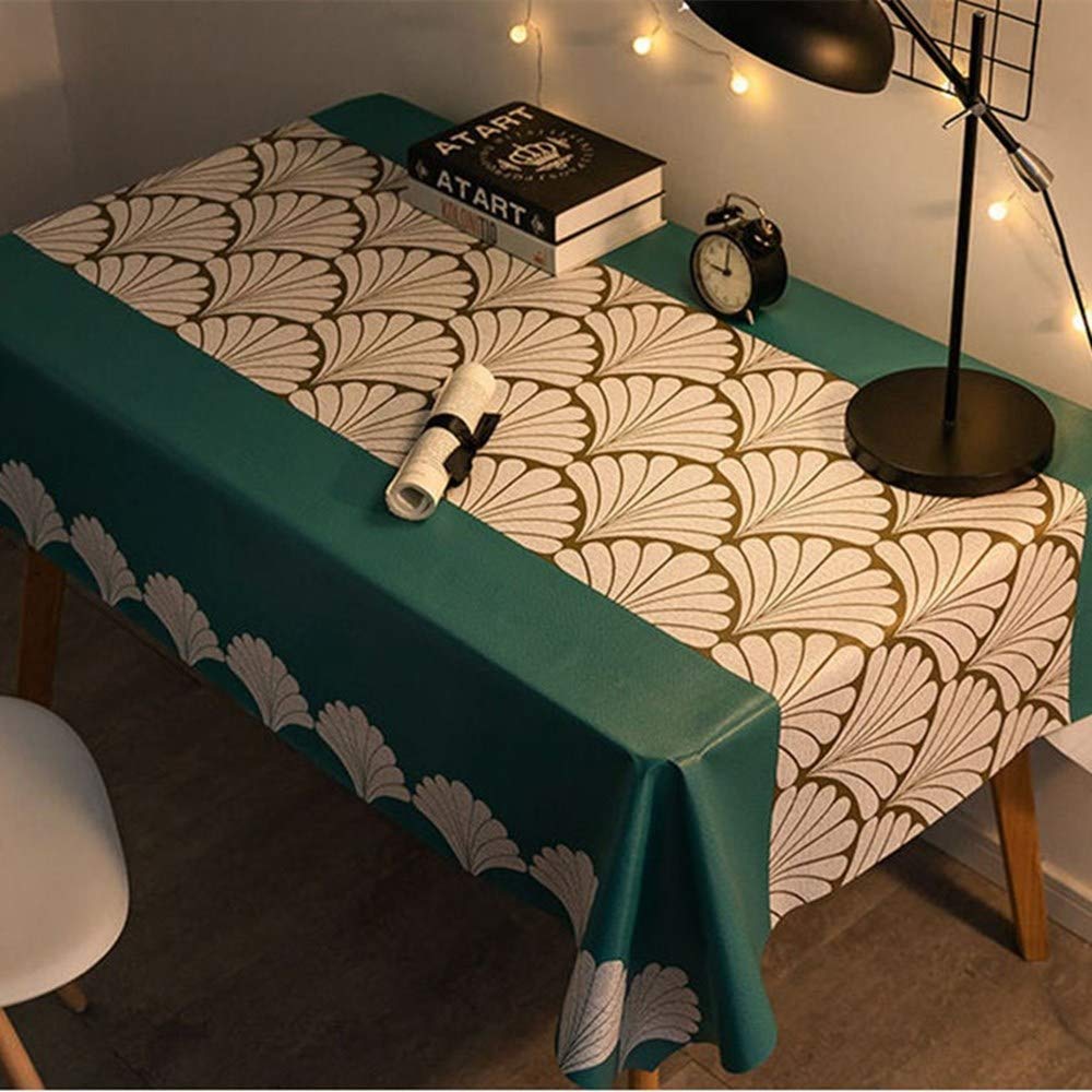 ZLCCTablecloth, wax tablecloth, washable for placemats, dining tables, coffee tables and kitchens (style 1.120 x 120 cm)