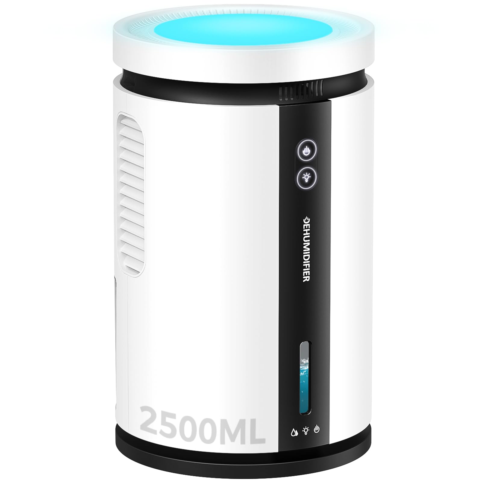 除湿機 大容量2.8L　小型　強力除湿 省エネ　除湿乾燥機　コンパクト　ブラック Amazon | 除湿機 小型 強力除湿器 ダブルペルチェ式強力除湿 2500ML大