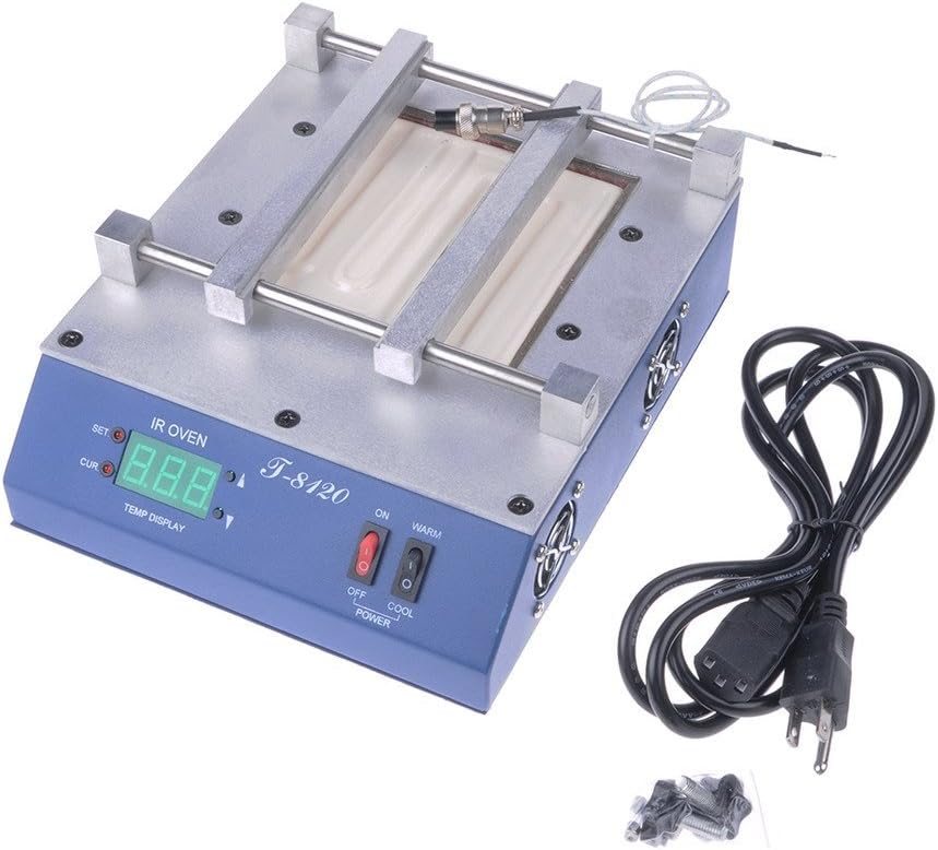 QIVGXBO T8120 Welder Infrared Preheating Oven Rework Station Preheater 500W New