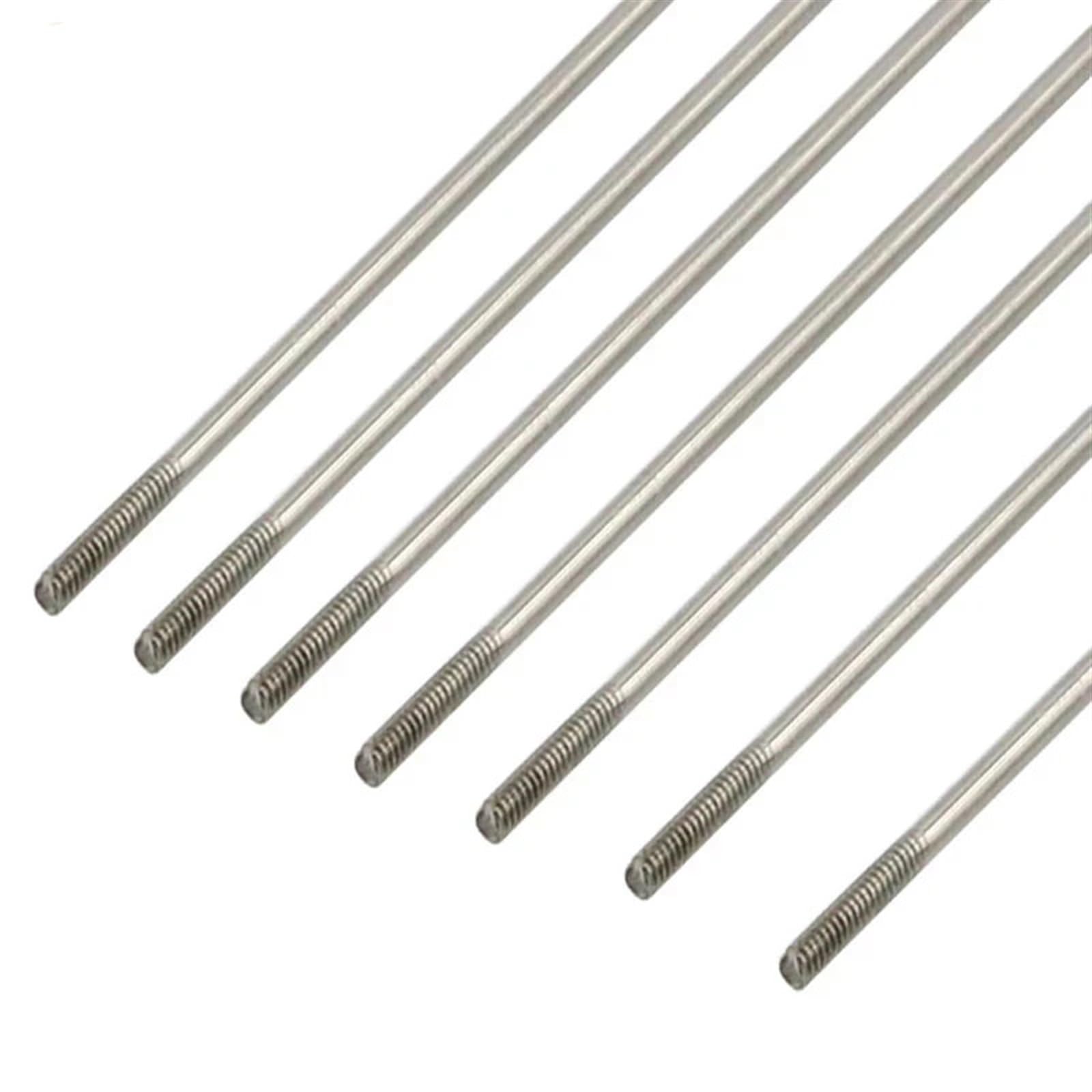 36 Stück, 12 G, Fahrradspeichenlänge 113–251 mm, silberfarben, E-Bike-Radfelgenteil mit Zange, Stahl, Edelstahl, für Elektrofahrräder, Straßenstärke, Mountainbike, Rennrad-Zubehör