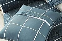 Vista 5 de Protector de sofá, toalla de sofá, funda de sofá de algodón grueso, estilo nórdico, funda de sofá seccional de sarga, funda de sofá de tela, fundas