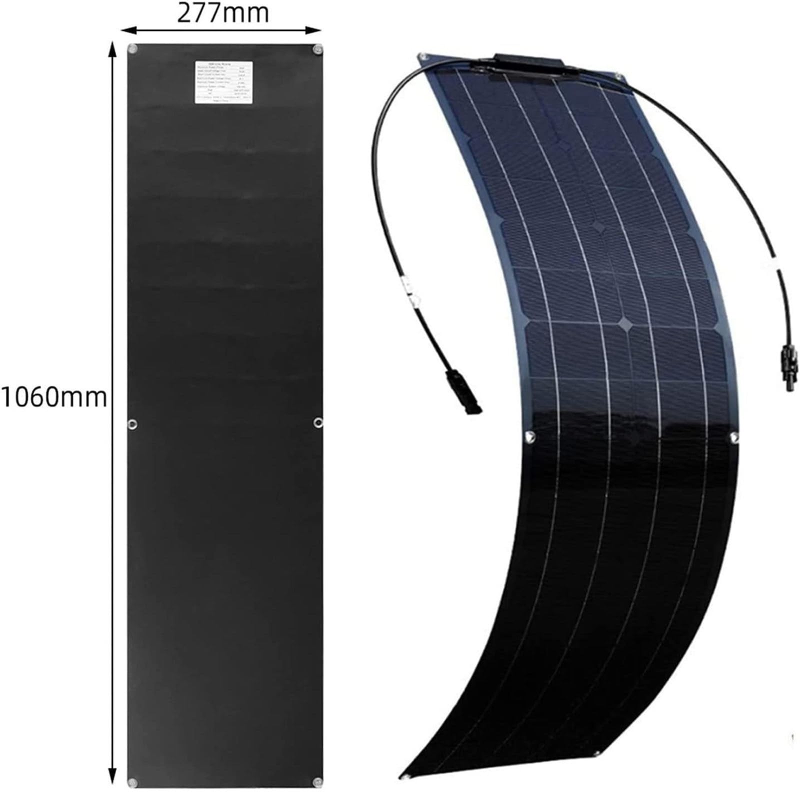 Kit pannello solare flessibile, 400 W, 600 W, 800 W, 1200 W, modulo fotovoltaico monocristallino per ricarica batteria da 12-24 V con regolatore di carica da 40 A, per casa e campeggio