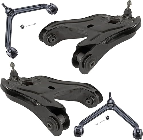 Miniatura 908 de Detroit Axle - Kit de brazos de control delanteros de 4 piezas para Chevrolet Aveo Aveo5 Pontiac G3 Wave Wave5 Suzuki Swift+, 2 brazos de control