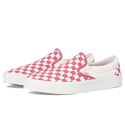 Vans Classic Slip On Checkerboard Skate Shoes Honeysuckle