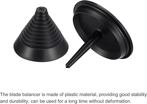 Miniatura 3 de uxcell Equilibrador de cuchillas para cortacésped, equilibrador universal de plástico para afilar después de afilar para cuchillas de cortacésped,