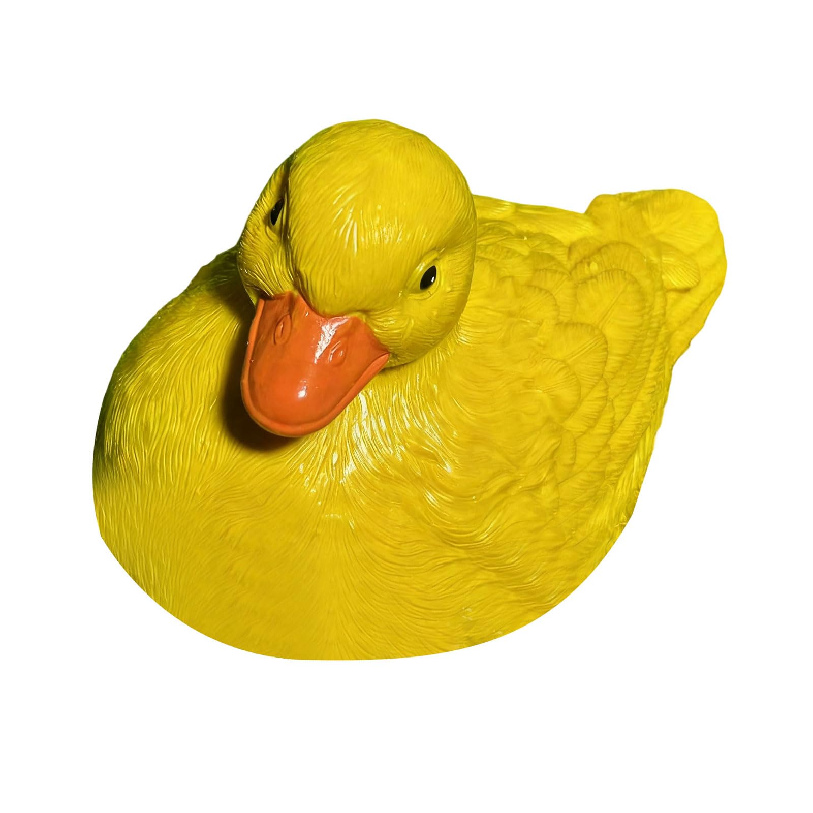Piceioep Resin Garden Floating Ducks Sculpture Ornament Statue for Creating Serenely Outdoor Atmospheres in Water Area Outdoor Ducks