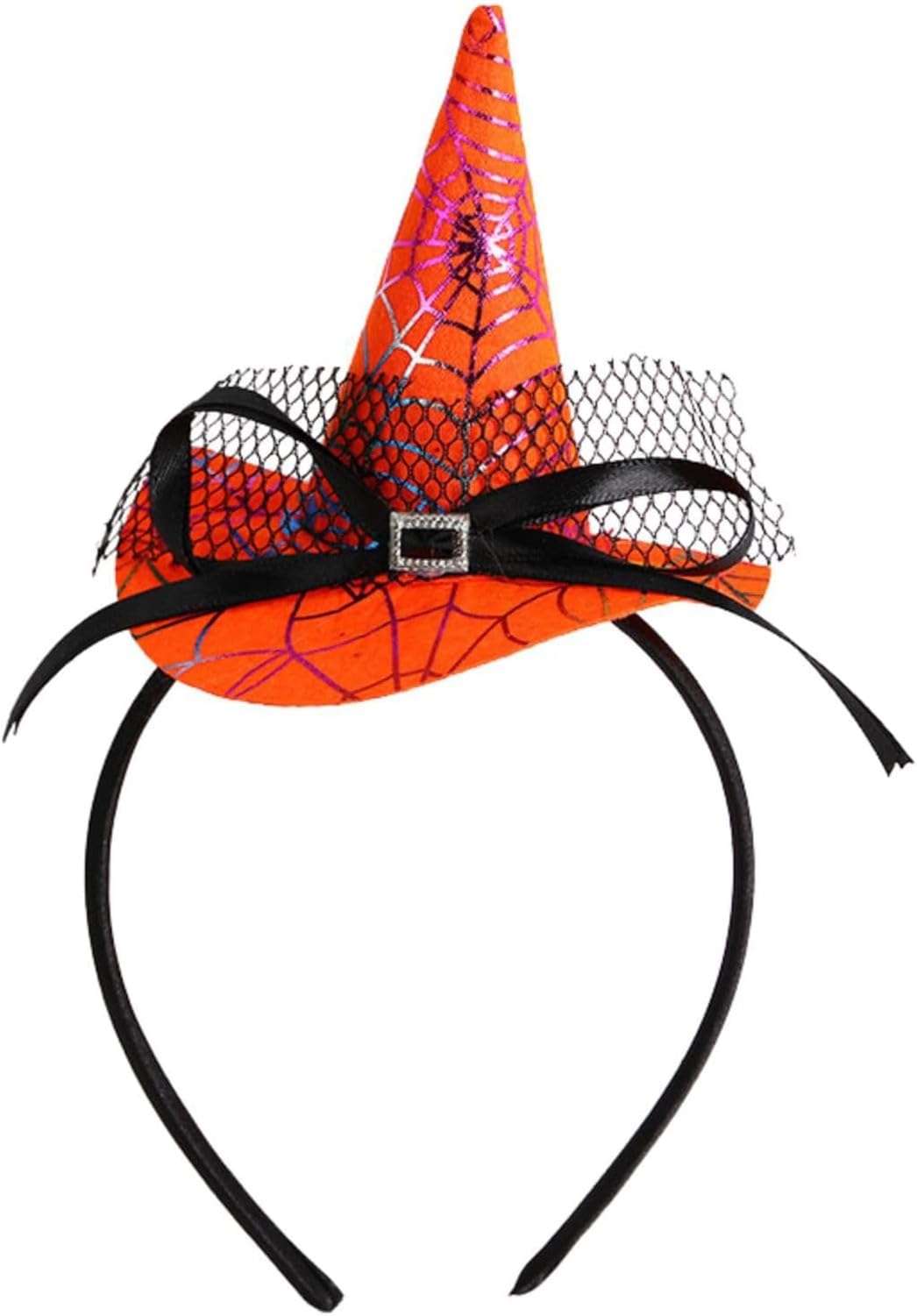 KGAIXN Witch Hat Hairbands Halloween Headbands for Women Women Kids Halloween Hair Hoops Hair Accessories Goth, Yellow, M