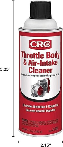 Miniatura 4 de CRC 05078 Limpiador para el acelerador y entrada de aire - 12 onzas líquidas.