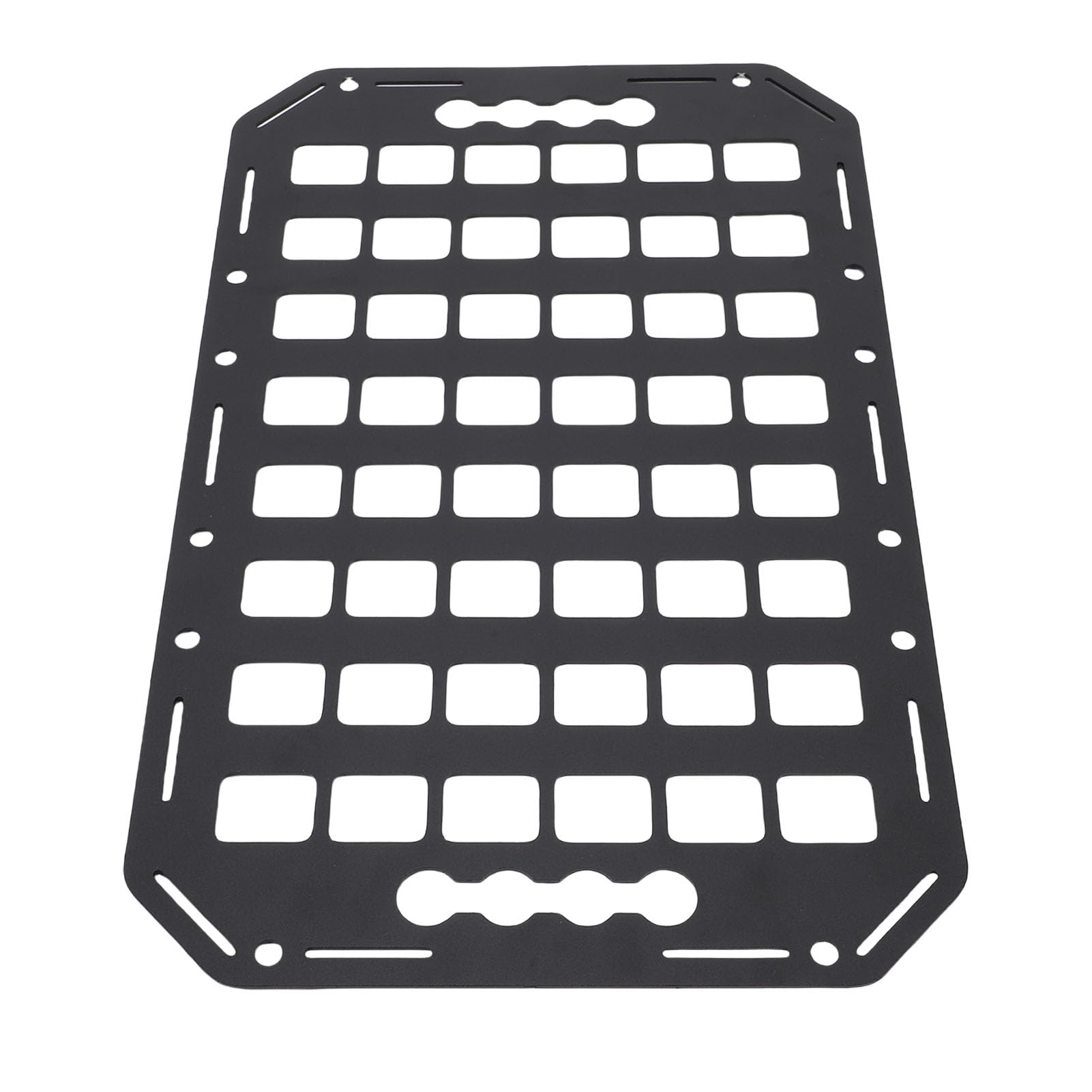Fockety Pannello Molente a Letto Laterale, 432x273x2mm Aluminium L Traccia Pannello MOLLE Pannello Truck Pannello MOLLE MOLLE Pannello per Berlina SUV Pickup Van RV
