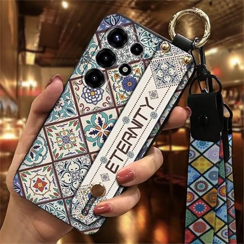 Phone Case Compatible with Itel S26 Ultra/Super26Ultra/S688LN, Lanyard Waterproof Back Cover Dirt-resistant Kickstand Shockproof