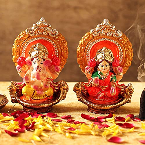 Eco Friendly Laxmi Ganesh Idol Lakshmi G…