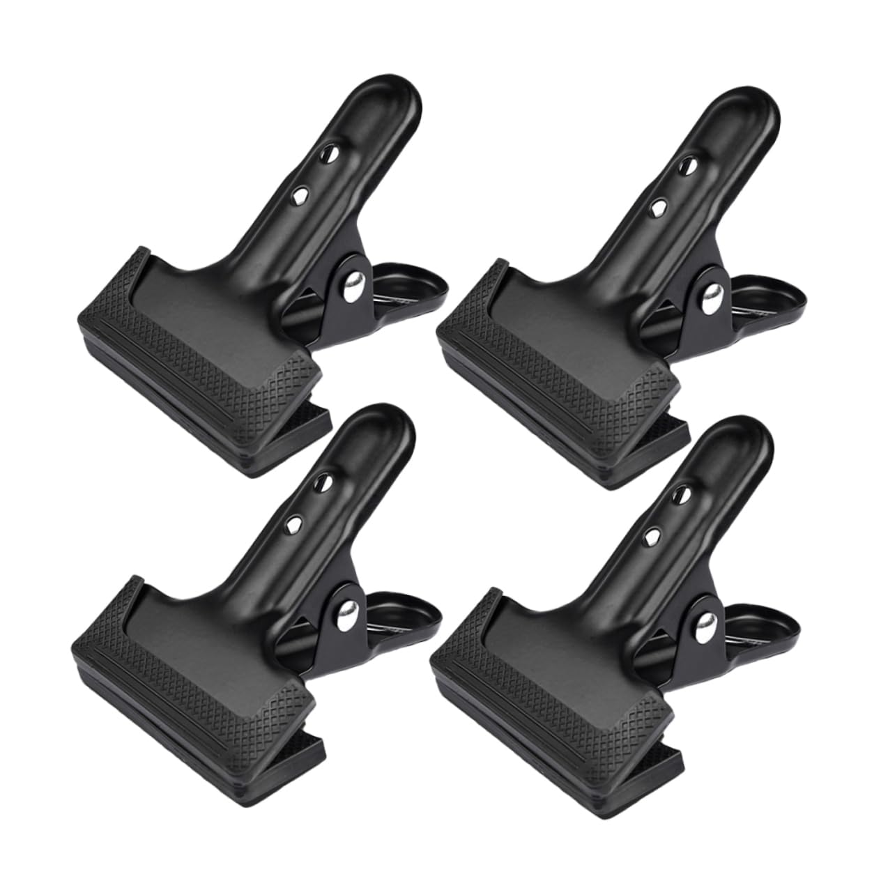 HOMOCONO Professional Backdrop Clamp Set 4 Pack of Powerful Backdrop Clamps in Rolled Steel