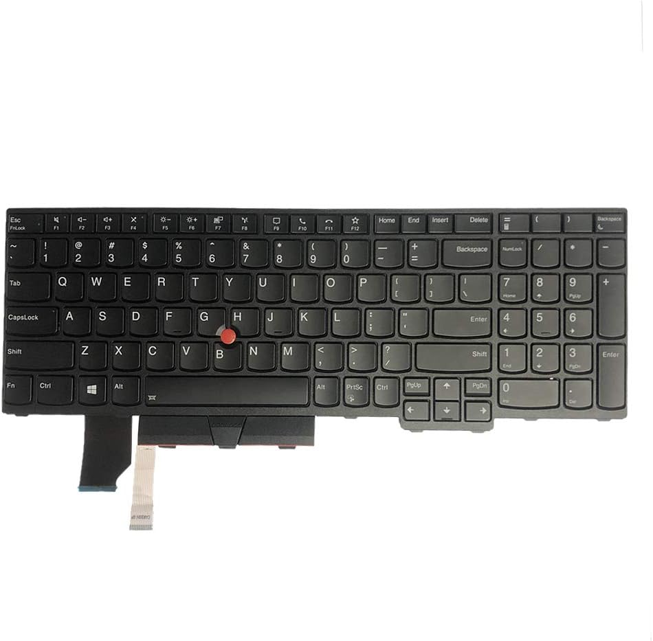 GinTai US Without Backlit Keyboard Replacement for Lenovo ThinkPad L15 (Type 20U3, 20U4,20U7,20U8) L15 Gen 2 (Type 20X3,20X4) 5N20W68134 5N20W68170 5N20W68206