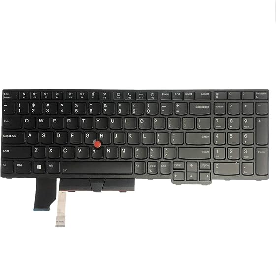 GinTai US Without Backlit Keyboard Replacement for Lenovo ThinkPad L15 (Type 20U3, 20U4,20U7,20U8) L15 Gen 2 (Type 20X3,20X4) 5N20W68134 5N20W68170 5N20W68206
