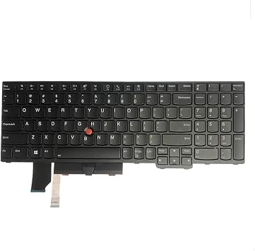 GinTai US Without Backlit Keyboard Replacement for Lenovo ThinkPad L15 (Type 20U3, 20U4,20U7,20U8) L15 Gen 2 (Type 20X3,20X4) 5N20W68134 5N20W68170 5N20W68206