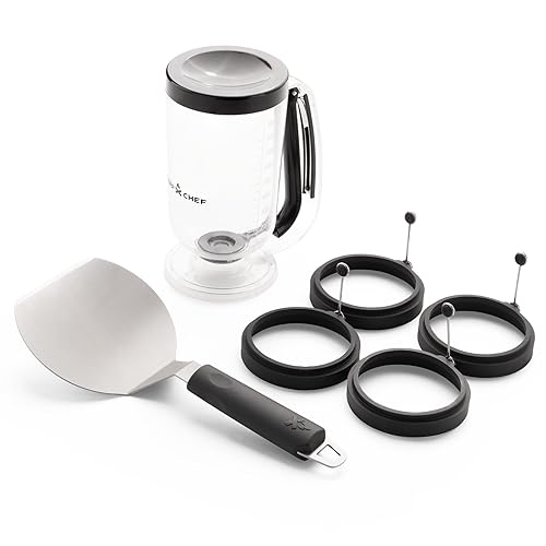 Camp Chef Breakfast Kit - Flat-Top Griddle Accessories Includes Pancake