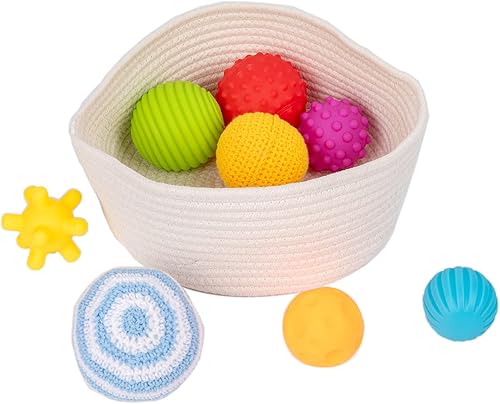 Miniatura 8 de Adena Montessori - Kit de juego para bebés de 7-8 meses, juguetes educativos de aprendizaje 9 en 1 para niños pequeños, incluye caja de permanencia