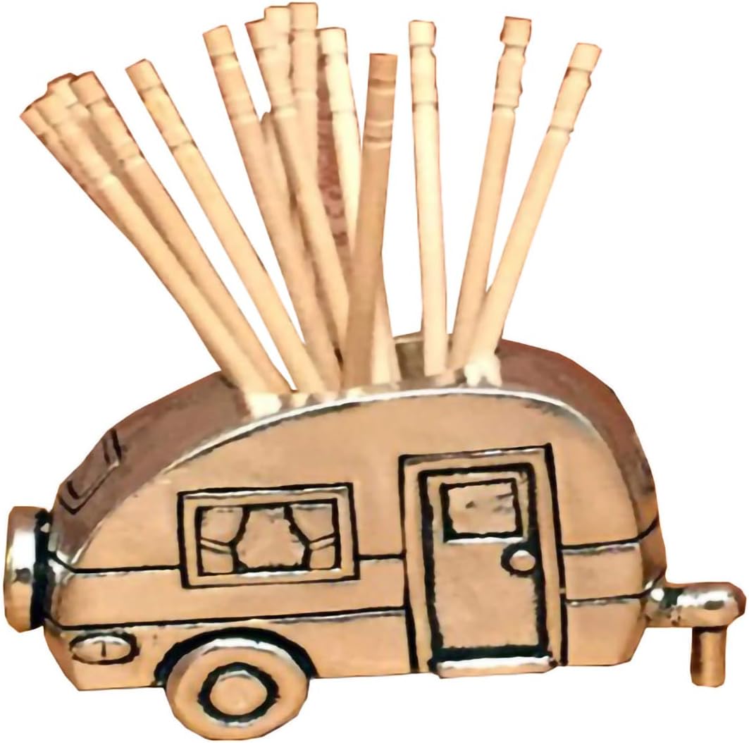 Basic Spirit Décor Toothpick Holder - Camper - Toothpick Storage Gift, Unique Home Design Decoration For Home Kitchen Restourant
