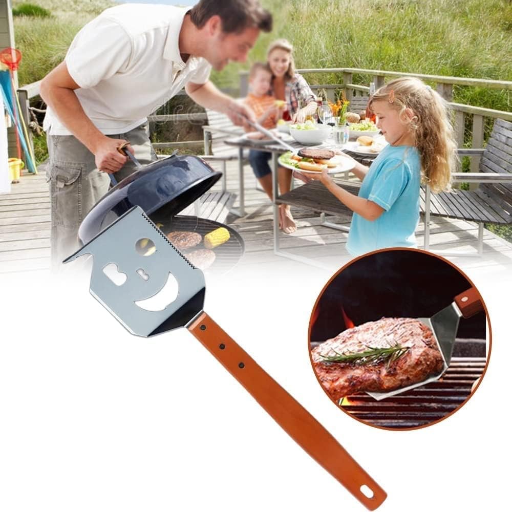 木炭グリルとのステンレススチールアッシュツールの熊手 - 木の燃焼ストーブの炭ペレットポーカーグリルアクセサリーの通販