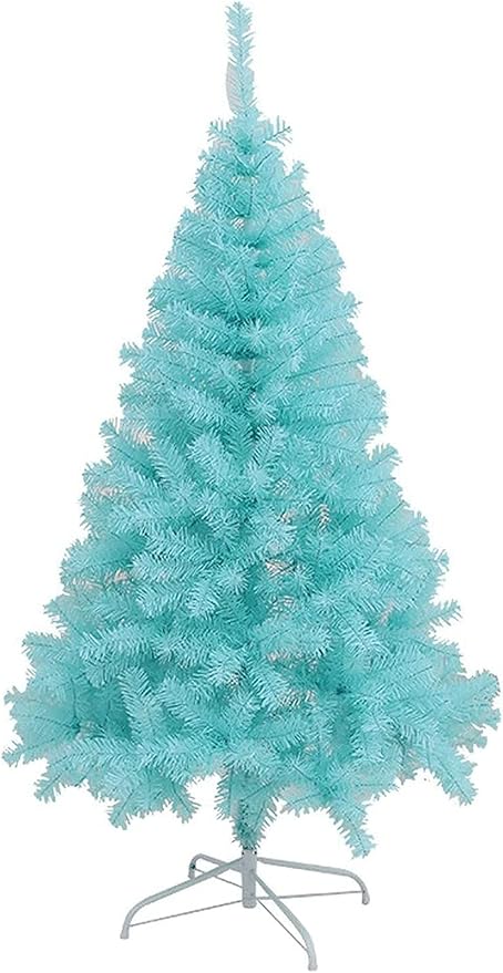 Amazon Co Jp 人工的なクリスマスツリーフェスティバルツリーモダンなブルークリスマスツリーは 屋内のクリスマス パーティーの家 サイズ 150cm 5フィート のクリスマスの新年の装飾のための光ファイバーを導きましたクリスマスの家の装飾 おもちゃ