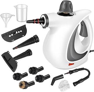 Handheld Pressurized Steam Cleaner with 12 pcs Accessories, Steamer for Cleaning, Steam Cleaner for