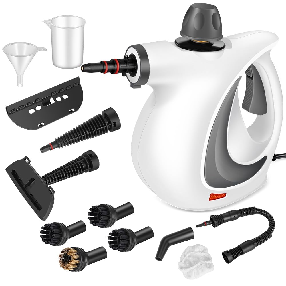 Handheld Pressurized Steam Cleaner with 12 pcs Accessories Steamer for Cleaning Steam Cleaner for Home Use Steamer for