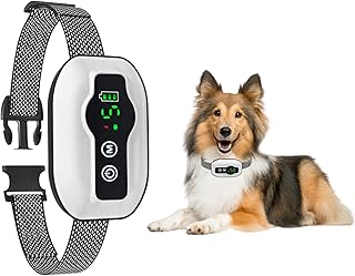 Dog Bark Collar,Rechargeable Smart Barking Collar, Anti Barking Training Collar with Sensitivity Beep Vibration Shock, Bark Shock Collar for Large Medium Small Dogs