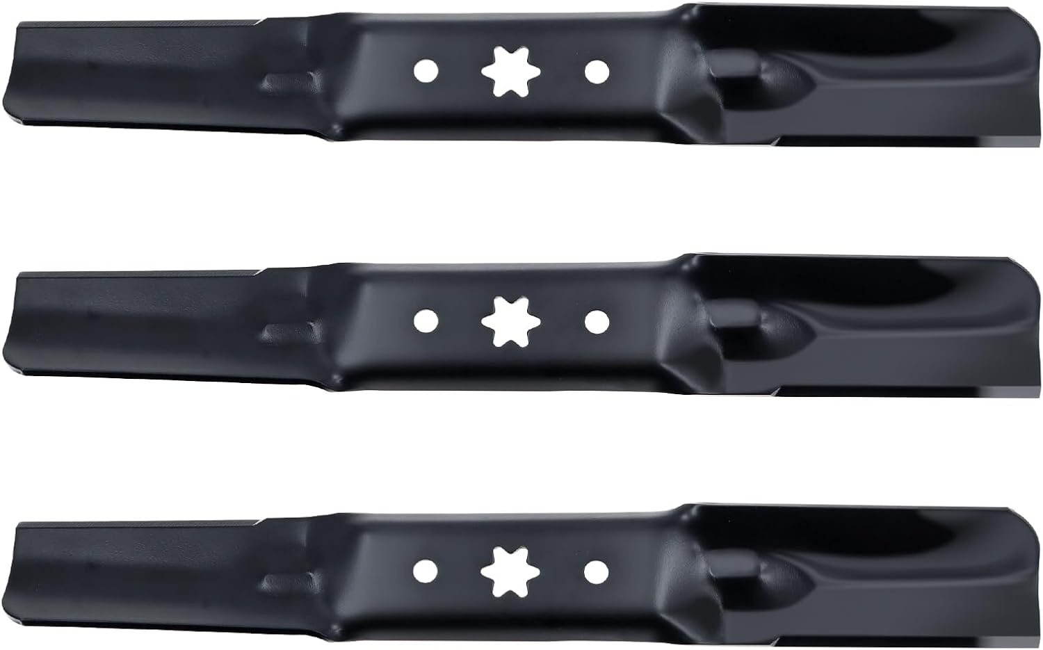 942-05056A Lawn Mower Blades Set for Cub-Cadet ZT1 54" Deck Compatible with Cub Cadet RZT-L54 XT1 XT2 MTD Craftsman Troy-Bilt, Replaces 742-05056, 742-05056A, 942-05056, Medium Lift (3 Packs)
